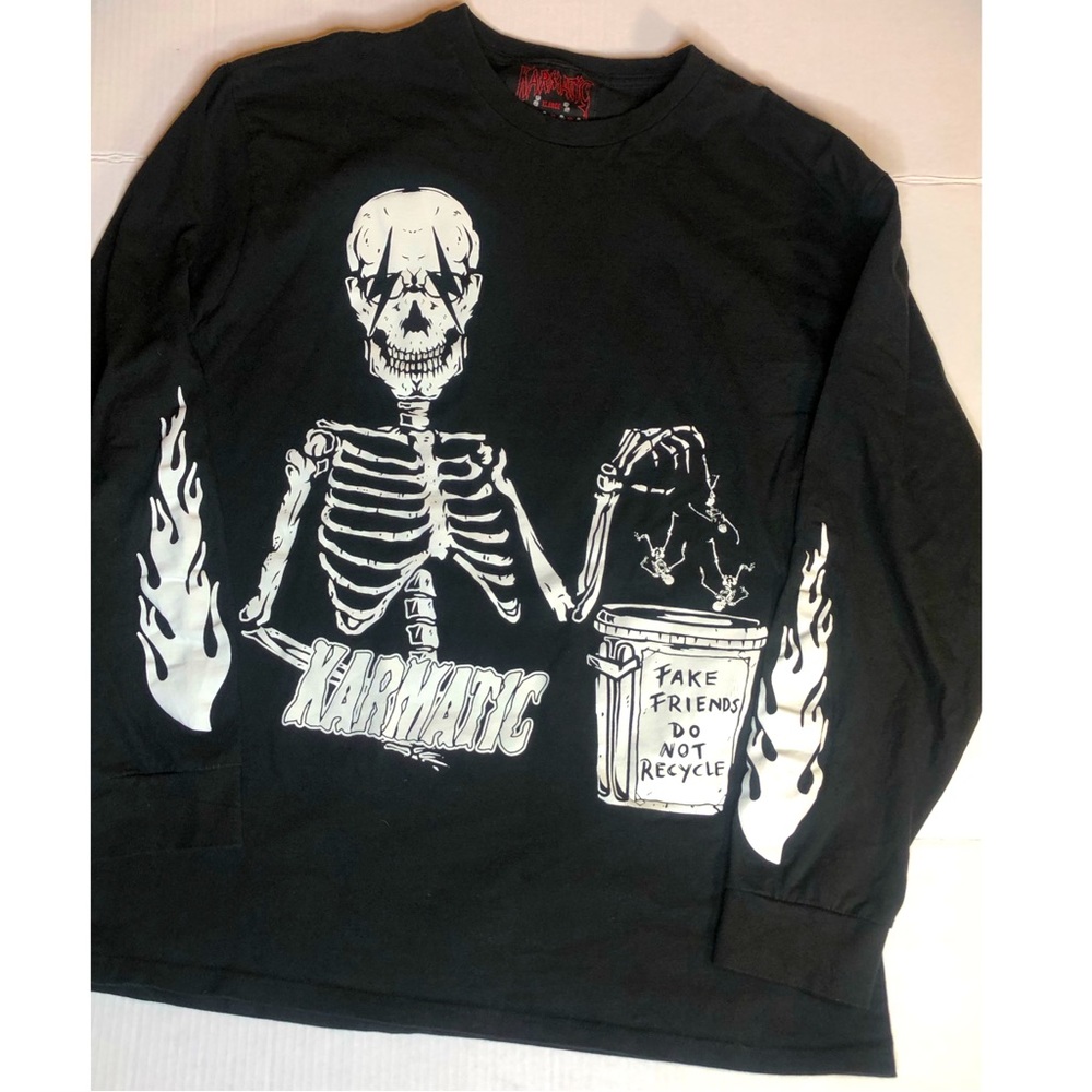 KARMATIC "Fake Friends" Long Sleeve NWOT
